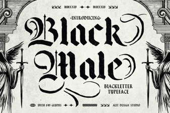 Distinctive Black Male Typefaces for Your Designs