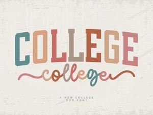 College Duo Font: Designing Creative Academic Projects