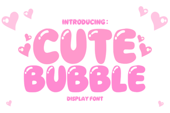 Add Fun & Flair with Playful Bubble Fonts