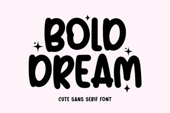 Craft Bold Dreams: a Modern Font for Creative Projects