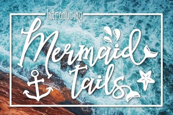 Mermaid Tails Font for Creative Typography Projects